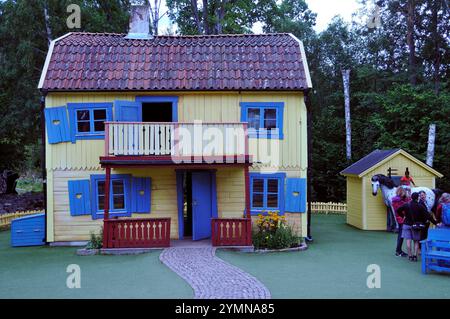 Ein Vergnügungspark ganz ohne Karussels oder ähnlichen..Astrid Lindgren Welt, Vimmerby, Schweden schweden 2017 - 39 *** un parco divertimenti senza giostre o simili Astrid Lindgren World, Vimmerby, Svezia 2017 39 Foto Stock