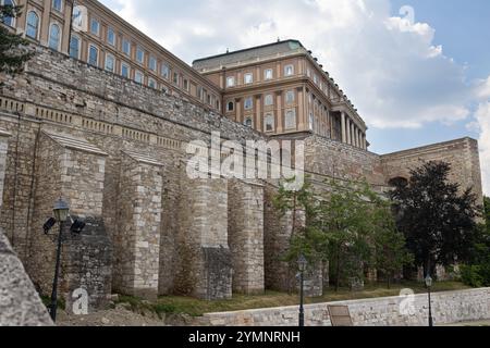 Collina e giardini del castello di Buda, Budapest, Ungheria Foto Stock