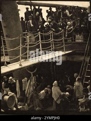 Steerage. Fotografia d'archivio d'epoca di Alfred Stieglitz . Stati Uniti, 1907. Fotografia. Foto Stock