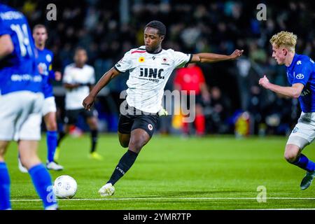 Den Bosch, Paesi Bassi. 22 novembre 2024. DEN BOSCH, 22-11-2024, Stadium de Vliert, stagione 2024/2025, calcio, Keuken Kampioen Divisie . Partita tra Den Bosch e Excelsior . Credito Richie Omorowa giocatore Excelsior: Pro Shots/Alamy Live News Foto Stock