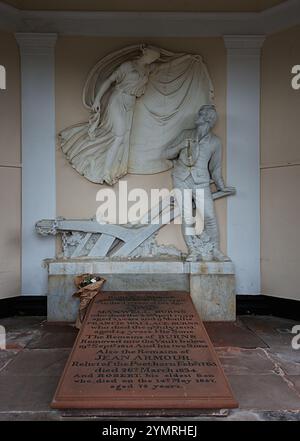 Robert Burns Mausoleo presso St Michaels Churchyard, Dumfries, Scozia, Regno Unito Foto Stock