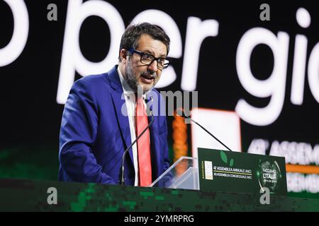 Torino, la 41a Assemblea annuale ANCI al Lingotto Fiere. Nella foto: Matteo Salvini Ministro delle infrastrutture e dei trasporti credito: Independent Photo Agency Srl/Alamy Live News Foto Stock