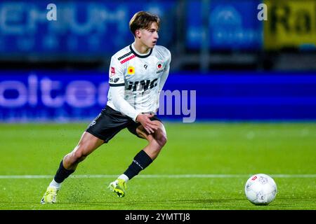 Den Bosch, Paesi Bassi. 22 novembre 2024. DEN BOSCH, 22-11-2024, Stadium de Vliert, stagione 2024/2025, calcio, Keuken Kampioen Divisie . Partita tra Den Bosch e Excelsior . Giocatore Excelsior Lennard Hartjes credito: Pro Shots/Alamy Live News Foto Stock