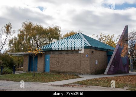 Bagni presso Bluffer's Park Beach a Scarborough, Toronto, Ontario, Canada Foto Stock