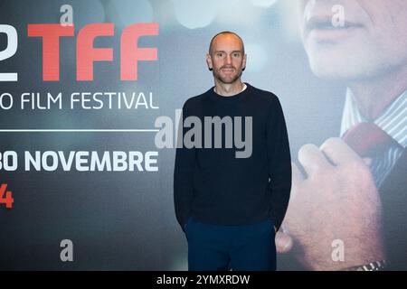 Torino, Italia. 23 novembre 2024. Il regista Charlie McDowell, photocall al Torino Film Festival 2024 crediti: Marco Destefanis/Alamy Live News Foto Stock