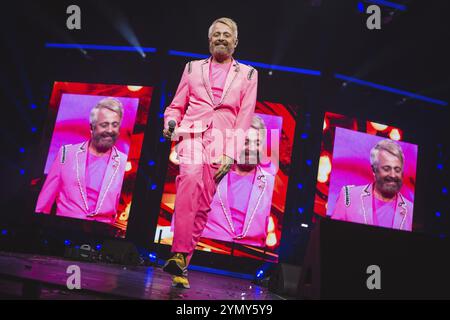 Ross Antony alla Schlagernacht des Jahres live al Das Original Tour nella Berlin Uber Arena il 16 novembre 2024 Foto Stock