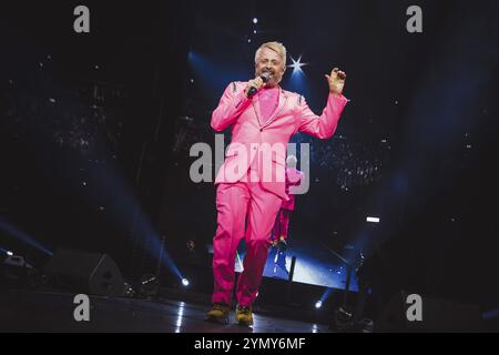 Ross Antony alla Schlagernacht des Jahres live al Das Original Tour nella Berlin Uber Arena il 16 novembre 2024 Foto Stock