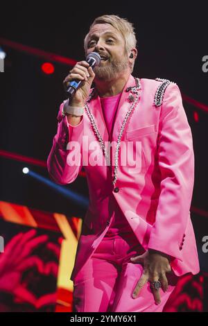 Ross Antony alla Schlagernacht des Jahres live al Das Original Tour nella Berlin Uber Arena il 16 novembre 2024 Foto Stock