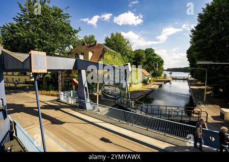 La chiusa di Woltersdorf vicino a Berlino 1 Foto Stock