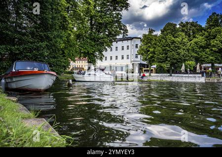 Muehlenfliess a Woltersdorf vicino a Berlino Foto Stock