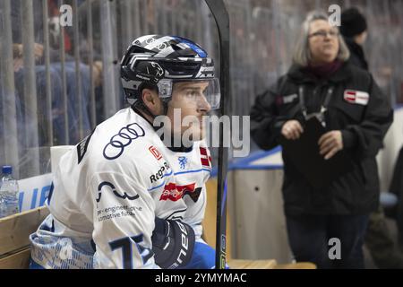 LanxessArena, Renania settentrionale-Vestfalia, Alex Breton (ERC Ingolstadt, #75), PENNY DEL, Koelner Haie-ERC Ingolstadt il 22/11/2024 alla LanxessArena in C Foto Stock