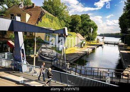 La chiusa di Woltersdorf vicino a Berlino 1 Foto Stock