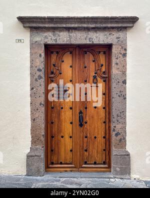 Calle Diez de Sollano y Dávalos 19, San Miguel de Allende, Messico. Foto Stock