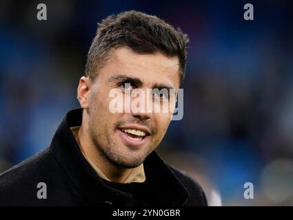 Manchester, Regno Unito. 23 novembre 2024. Rodri del Manchester City durante la partita di Premier League all'Etihad Stadium di Manchester. Il credito per immagini dovrebbe essere: Andrew Yates/Sportimage Credit: Sportimage Ltd/Alamy Live News Foto Stock