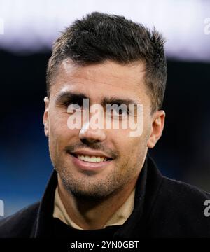 Manchester, Regno Unito. 23 novembre 2024. Rodri del Manchester City durante la partita di Premier League all'Etihad Stadium di Manchester. Il credito per immagini dovrebbe essere: Andrew Yates/Sportimage Credit: Sportimage Ltd/Alamy Live News Foto Stock