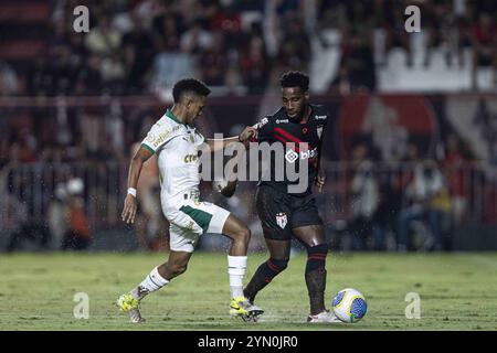 GO - GOIANIA - 11/23/2024 - BRASILIANO A 2024, ATLETICO-GO x PALMEIRAS - Estevao, giocatore del Palmeiras, durante la partita contro Atletico-GO allo stadio Antonio Accioly per il campionato brasiliano A 2024. Foto: Heber Gomes/AGIF Foto Stock