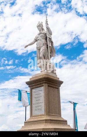 Città di San Marino, San Marino - 5 settembre 2024: Statua della libertà. Foto Stock