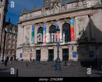 Opéra de Lille (Lille Opera) Place du Théâtre, Lille Foto Stock