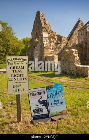 Regno Unito, Inghilterra, Somerset, Quantocks, Kilve, rovine di Chantry Foto Stock