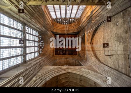 Crowland, 14 novembre 2024: Crowland Abbey Foto Stock