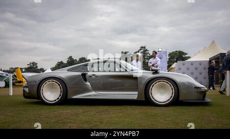 Tuthill Porsche GT One, in mostra al Salon Privé Concours d'Elégance, tenutosi a Blenheim Palace. Foto Stock