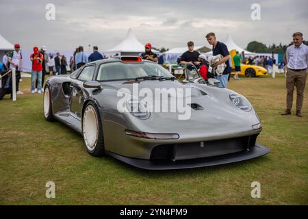 Tuthill Porsche GT One, in mostra al Salon Privé Concours d'Elégance, tenutosi a Blenheim Palace. Foto Stock