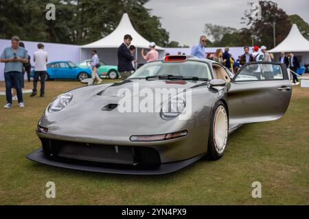 Tuthill Porsche GT One, in mostra al Salon Privé Concours d'Elégance, tenutosi a Blenheim Palace. Foto Stock