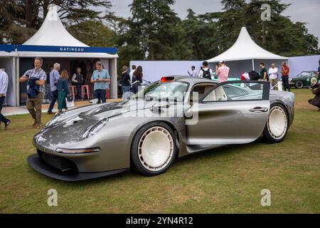 Tuthill Porsche GT One, in mostra al Salon Privé Concours d'Elégance, tenutosi a Blenheim Palace. Foto Stock