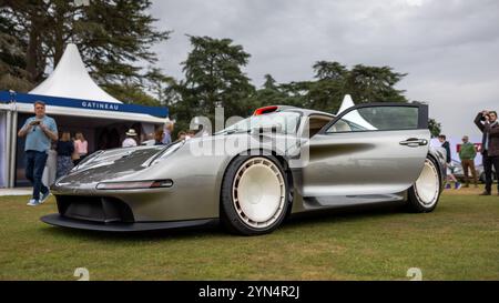 Tuthill Porsche GT One, in mostra al Salon Privé Concours d'Elégance, tenutosi a Blenheim Palace. Foto Stock