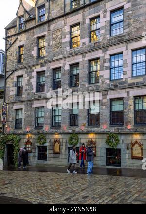 Il Witchery Restaurant è un ristorante raffinato di lusso a vostro piacimento, Edimburgo, Scozia, Regno Unito Foto Stock