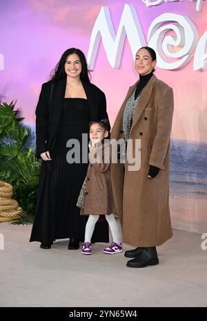 Londra, Regno Unito. 24 novembre 2024. Londra, Regno Unito. Mabel. Moana 2 UK Premiere, Cineworld Leicester Square crediti: michael melia/Alamy Live News crediti: michael melia/Alamy Live News Foto Stock