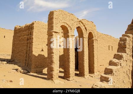 Antica necropoli cristiana di al Bagawat, Egitto, Africa Foto Stock