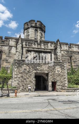 PHILADELPHIA, USA, 15 AGOSTO 2022, ingresso al famoso penitenziario di stato orientale, Philadelphia, USA, Nord America Foto Stock