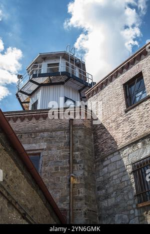 PHILADELPHIA, USA, 15 AGOSTO 2022, Torre di guardia per le guardie carcerarie dell'Eastern State Penitentiary, USA, Nord America Foto Stock