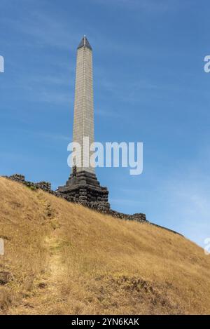 Monumento di Obeilsk sul One Tree Hill Park ad Auckland, nuova Zelanda, Oceania Foto Stock