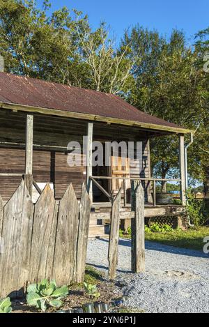 LAURA PLANTATION, USA, 20 SETTEMBRE 2022, Scenic Historic Laura Plantation in Louisiana, USA, Nord America Foto Stock