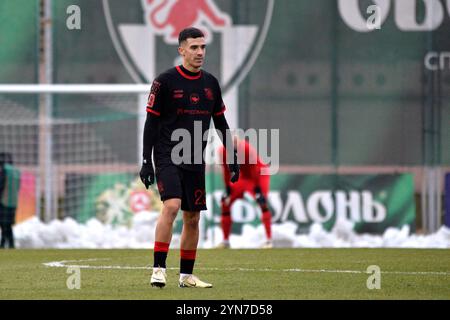 Kiev, Ucraina. 24 novembre 2024. Kiev, Ucraina 24 novembre 2024 Ilyich Hrvoje (23 Kryvbas) durante la partita di Premier League Ucraina VBET tra Obolon Kiev e Kryvbas Kryvyi Rih - Obolon Arena a Kiev, Ucraina (KUBANOV PAVLO UKR/SPP) credito: SPP Sport Press Photo. /Alamy Live News Foto Stock