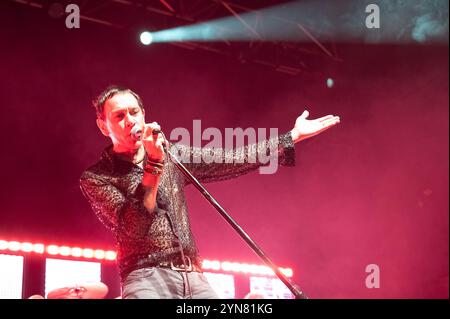 Shed Seven si esibisce all'o2 Academy, Glasgow, 22 novembre 2024 Foto Stock