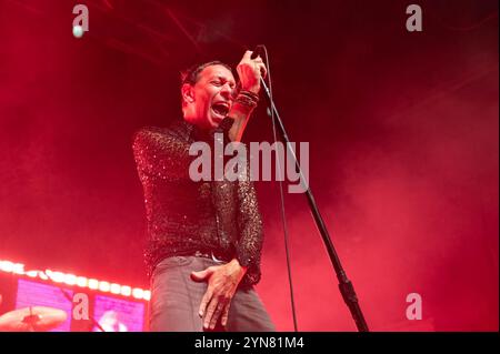 Shed Seven si esibisce all'o2 Academy, Glasgow, 22 novembre 2024 Foto Stock