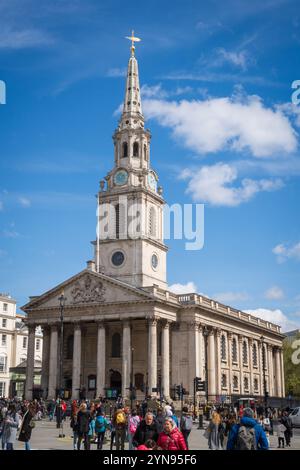 St Martin-in-the-Fields Church, chiesa anglicana a Londra, Regno Unito Foto Stock