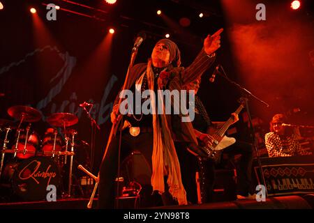 REGNO UNITO. 24 novembre 2024. LONDRA, INGHILTERRA - 24 NOVEMBRE: Picco di "The Quireboys" che si esibisce all'Islington Assembly Hall il 24 novembre 2024 a Londra, Inghilterra. CAP/Mar © Mar/Capital Pictures credito: Capital Pictures/Alamy Live News Foto Stock