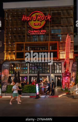 Thailandia, distretto di Chang mai, Chiang mai, ristorante Foto Stock