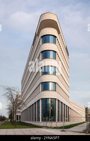 Sede centrale del fornitore di servizi IT Materna Information & Communications se presso il Phoenix Technology Park a Dortmund-Hoerde, Dortmund, North Rhine-WE Foto Stock