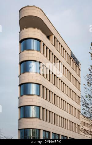 Sede centrale del fornitore di servizi IT Materna Information & Communications se presso il Phoenix Technology Park a Dortmund-Hoerde, Dortmund, North Rhine-WE Foto Stock