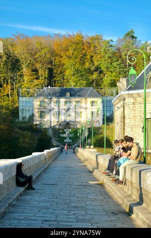 Francia, Nievre, Parco naturale regionale di Morvan, Montsauche les Settons, lago Settons Foto Stock