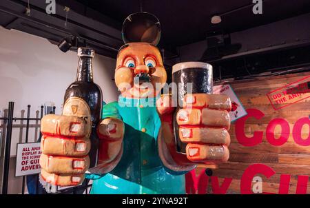 Irlanda, provincia di Leinster, Dublino, Guiness Storehouse, museo del birrificio Foto Stock