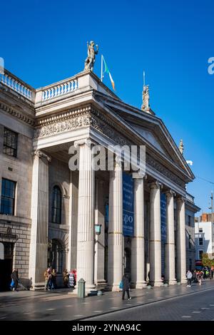 Irlanda, provincia di Leinster, Dublino, o'Connell Street, GPO Museum (Ufficio postale generale) Foto Stock