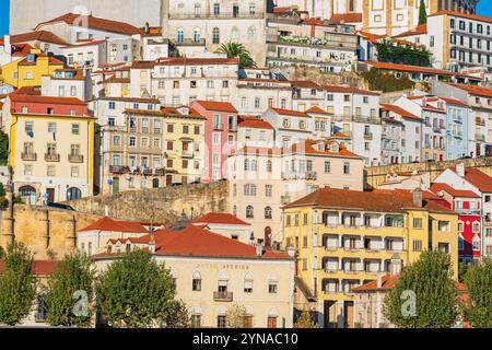 Portogallo, regione centrale, Coimbra, il centro storico sulla collina dell'Alcacova Foto Stock