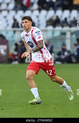 Alessandro bianco dell'AC Monza durante la tredicesima partita di calcio di serie A tra Torino e Monza, allo Stadio Olimpico grande Torino di Torino, Italia - domenica 24 novembre 2024. Sport - calcio (foto AC Monza/LaPresse di Studio Buzzi) Foto Stock