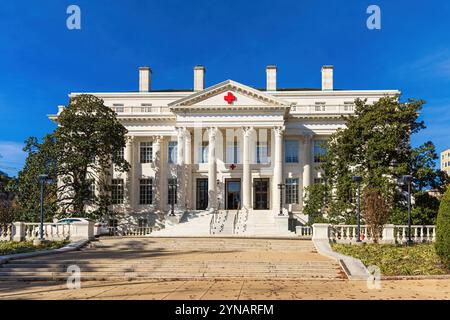 WASHINGTON D.C. USA - 23 NOVEMBRE 2024: Sede della Croce Rossa americana nel centro di Washington, D.C. Foto Stock